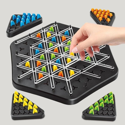 Gummiband-Schach Denkspiel – Fördert Strategie und Konzentration