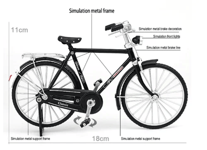 Miniatur-Modellfahrrad zum Selberbauen