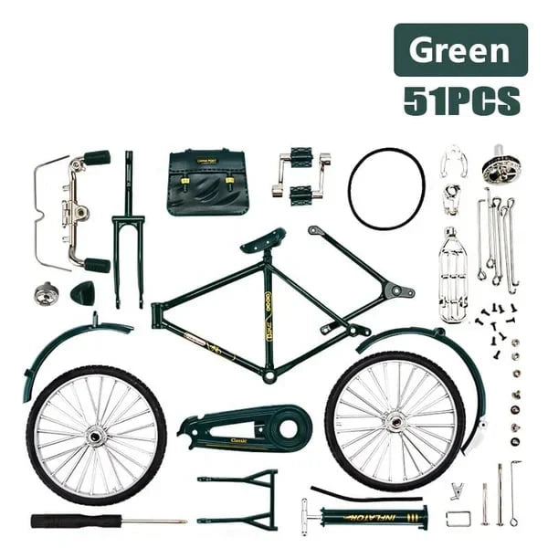 Miniatur-Modellfahrrad zum Selberbauen
