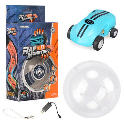 Leuchtendes Magnet-Rennspielzeugauto mit LED und Stunt-Funktion
