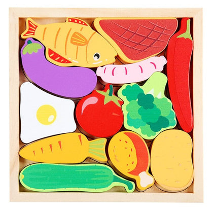 Kreatives Holzpuzzle Set – 2+1 GRATIS