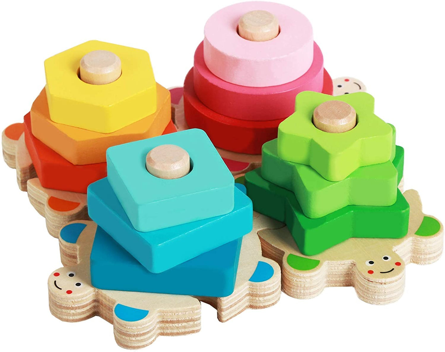 Montessori Stapelspiel für Kinder – Fördert Motorik und Kreativität